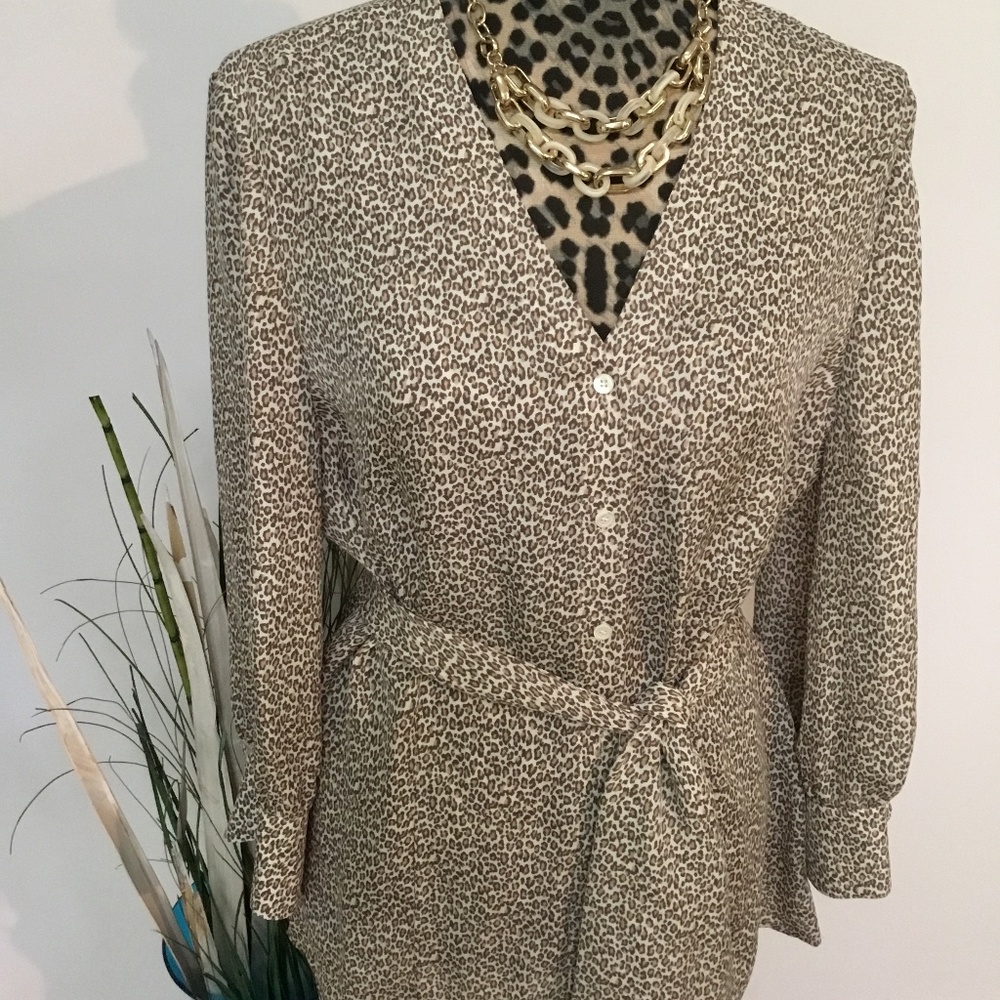 NWT Paper White silk blouse.
